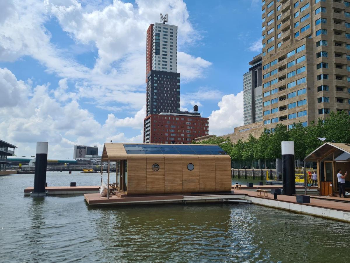 Вилла Wikkelboat Nr1 At Floating Rotterdam Rijnhaven Экстерьер фото