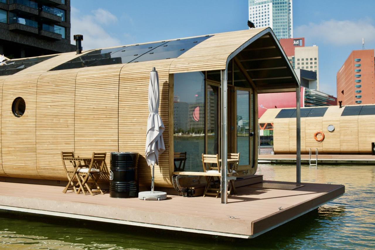 Вилла Wikkelboat Nr1 At Floating Rotterdam Rijnhaven Экстерьер фото